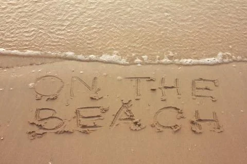 On the beach Stock Photos