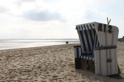 On the beach 库存照片