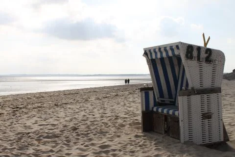 On the beach 库存照片