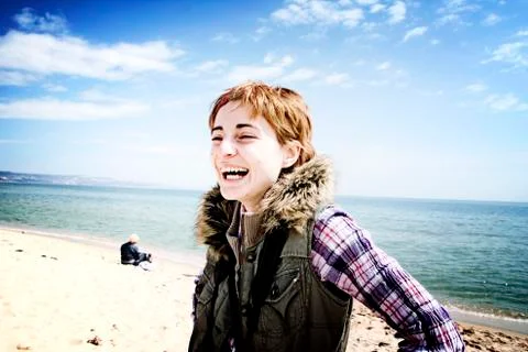 On the beach Stock Photos