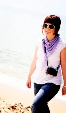 On the beach Stock Photos