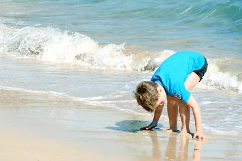 On the beach Stock Photos