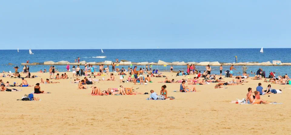 At the beach Stock Photos