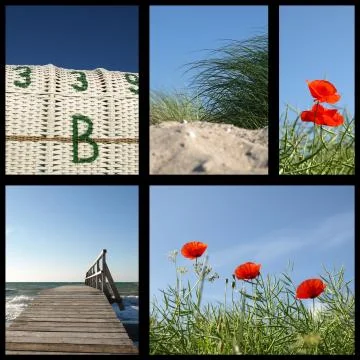 At the beach Stock Photos