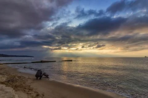 On the beach Stock Photos
