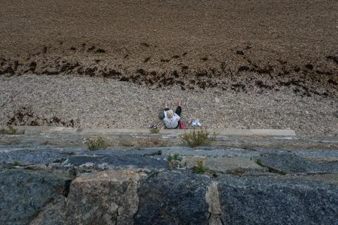 On the beach Stock Photos