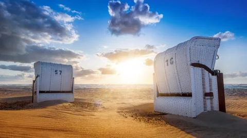 At the beach Fotos Stock