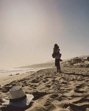 On the beach Foto stock