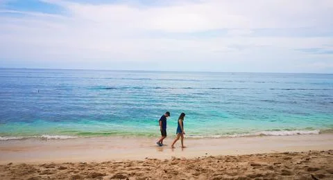 On the beach Stock Photos