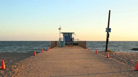 Beach Pier Stock-Footage 67638358