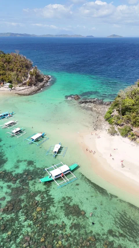 Beach (Port Barton - Philippines) Stock Footage 278232223