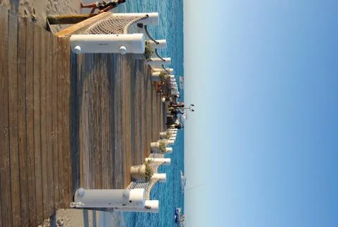 Beach port Stock Photos