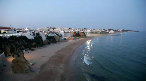 Beach in Portugal Stockbeeldmateriaal 797091