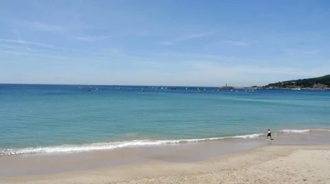 Beach in Portugal 스톡 동영상 41805267