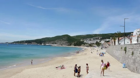 Beach in Portugal Stock Footage 41805798