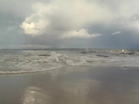 Beach POV Wipeout Video stock 609704