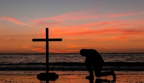 Beach Prayers Foto stock