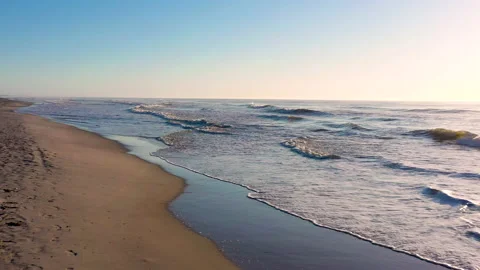 Beach Pull Out Stock Footage 153060749