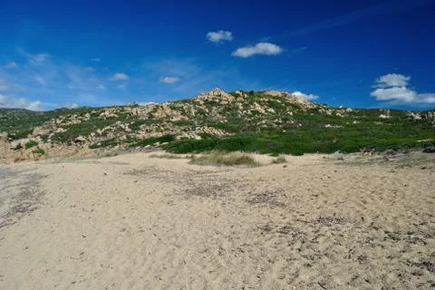 Beach of Punta Calarza Foto stock