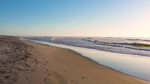 Beach Push In Stock Footage 153058786