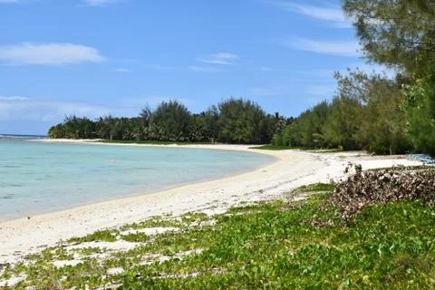 Beach in Rarotonga Stock Photos