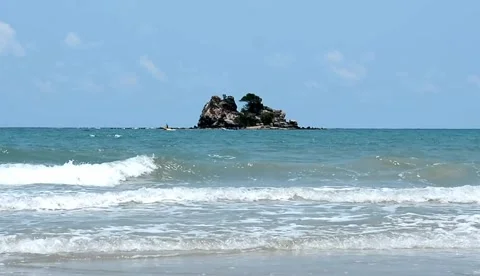 Beach In Rayong Thailand Video stock 282926402