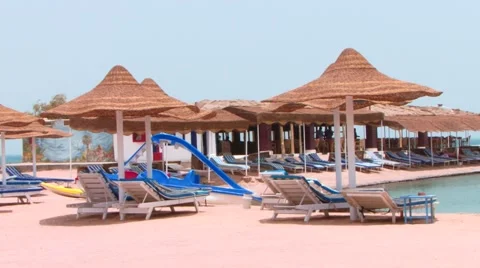 The beach of the red sea in Egypt Stock Footage 49479694