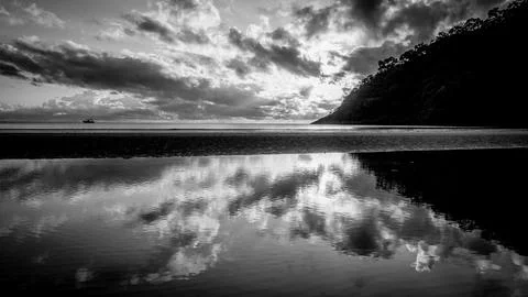 Beach Reflection Stock Photos