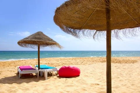 Beach relaxing Stock Photos