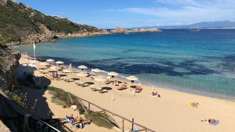 Beach of rena bianca Stock Footage 129816401