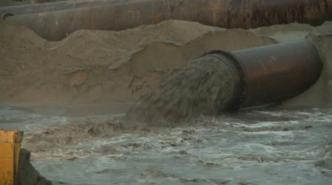 Beach Replenishment, May 2014 Video stock 38034505
