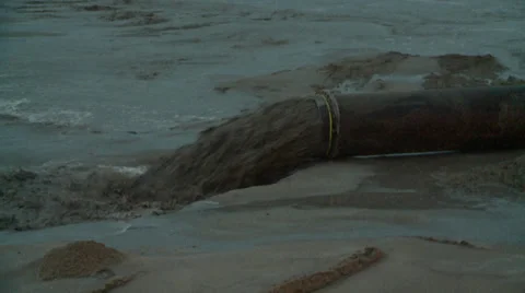 Beach Replenishment, May 2014 Video stock 38034851