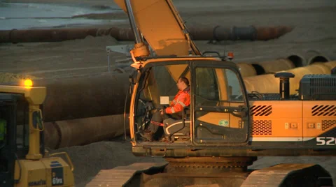 Beach Replenishment, May 2014 Video stock 38035897
