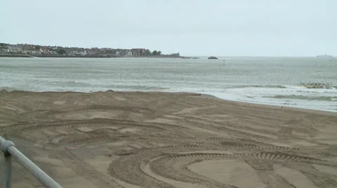 Beach Replenishment, May 2014 Video stock 38245812
