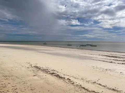 The beach of the Republic of Kenya Stock Photos