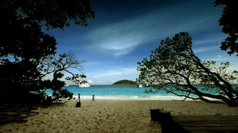 Beach resort 11 Stock Footage 10803204