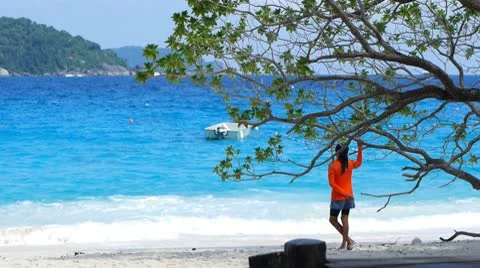 Beach resort 21 Stock-Footage 10803331