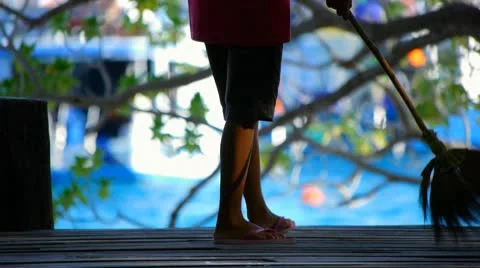 Beach resort 25 Stock Footage 10803353