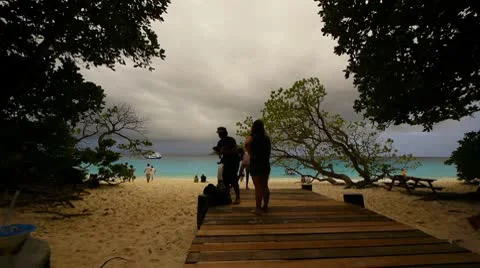 Beach resort 32 Stock Footage 10803425