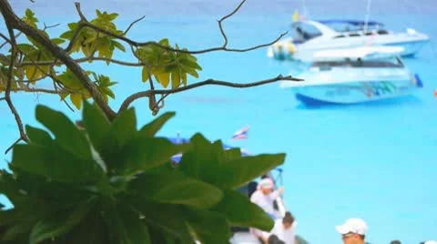 Beach resort 4 Stock Footage 10803145