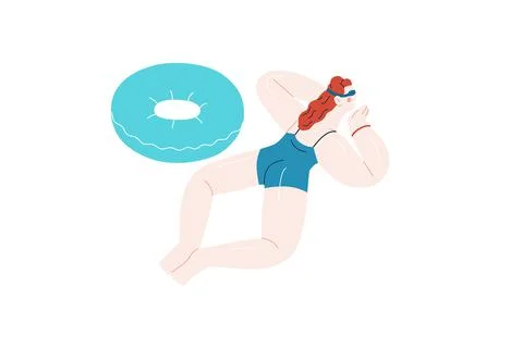 Beach resort activities, modern flat vector illustration Stock Illustration