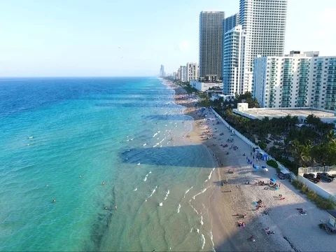 Beach Resort Aerial Stock Footage 78542161