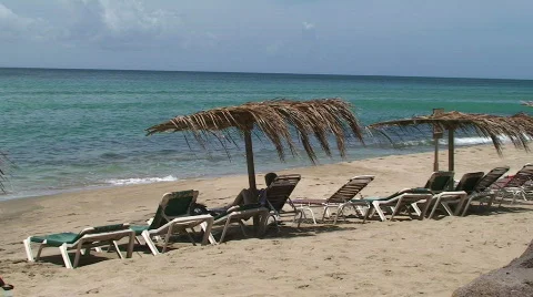 Beach Resort Stock Footage 474387