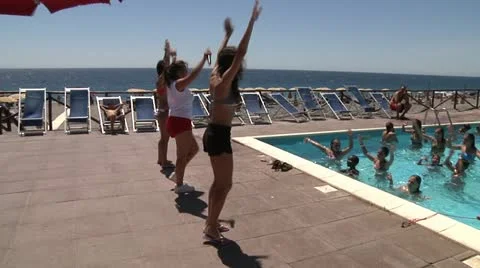 Beach resort. Stock Footage 11410544