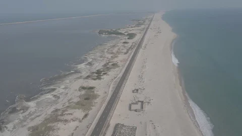 Beach resort in India, Dhanushkodi, Tami... | Stock Video | Pond5