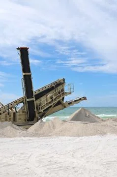 Beach Restoration Stock Photos