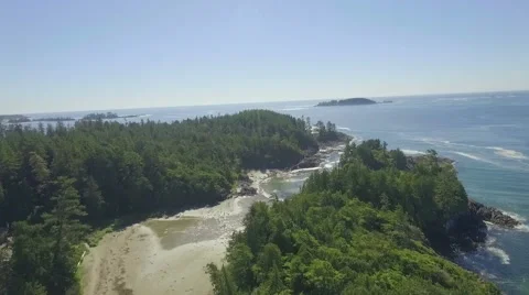 Beach Reveal Aerial Stock Footage 56330213
