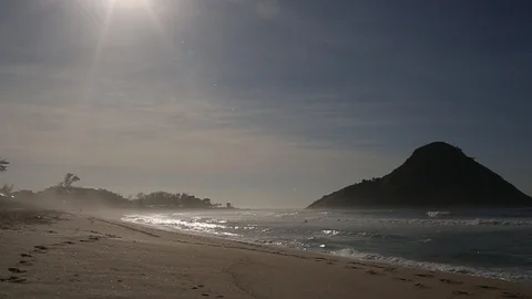 Beach in Rio de Janeiro Stockbeeldmateriaal 87796529