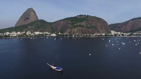 Beach in rio de janeiro Stockbeeldmateriaal 87966364