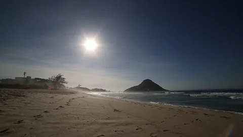 Beach in rio de janeiro Stockbeeldmateriaal 87966720